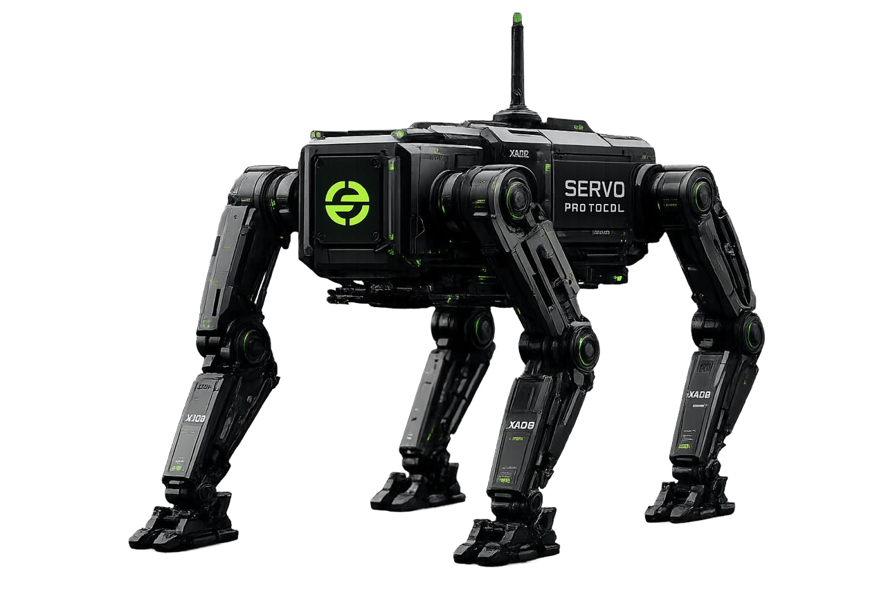 Servo Protocol quadruped robot